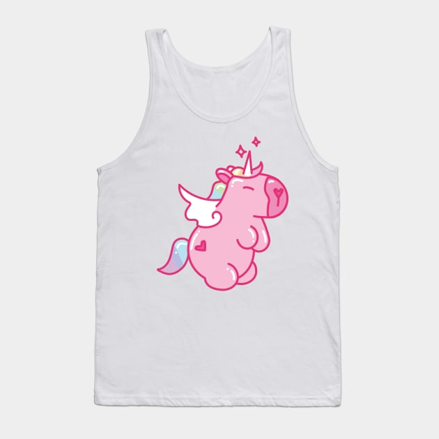 Capybara unicorn - Khat&Kappibara Tank Top by Khat&Kappibara